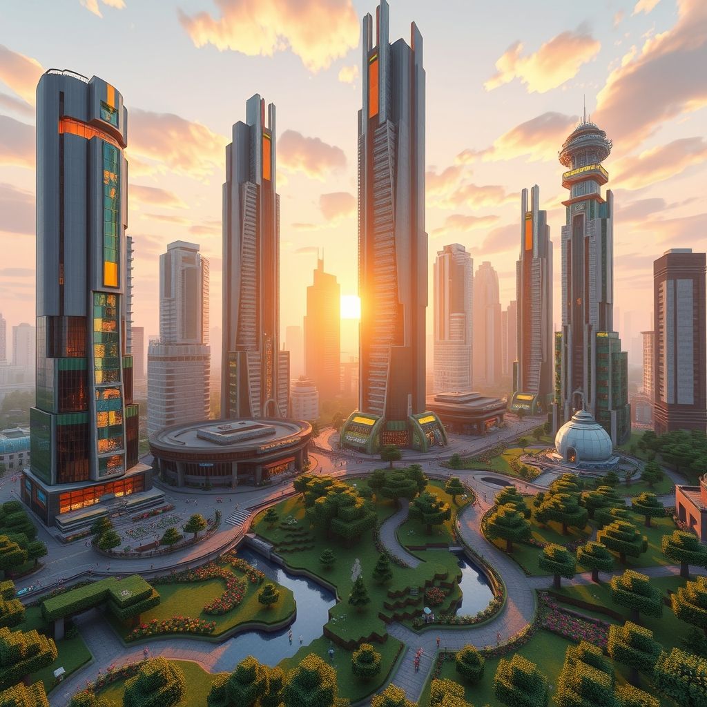 สร้างเมืองในฝันด้วย Minecraft